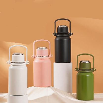 Large Capacity Sporty Water Bottle Stainless Steel