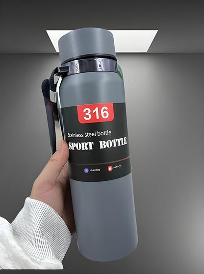 Stainless Steel Water Bottle with LED Temperature Display