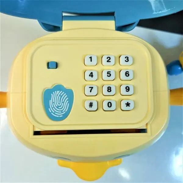 Large Capacity Money Saving Box With Fingerprint & Password Recognition