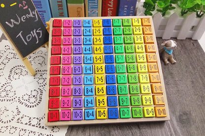 Wooden Arithmetic Toy | 99 Multiplication Table | Teaching Aids