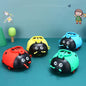 Ladybug Shaped 500ml Plastic Water Bottle With Strap