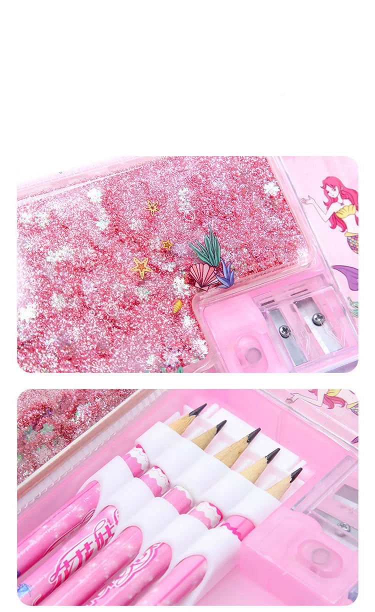 Pencil Box | Glitter Gel Pencil Box