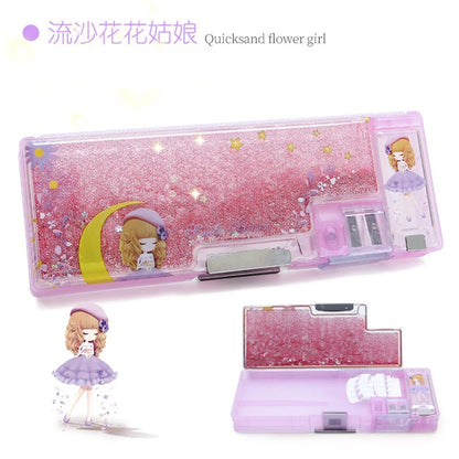 Pencil Box | Glitter Gel Pencil Box