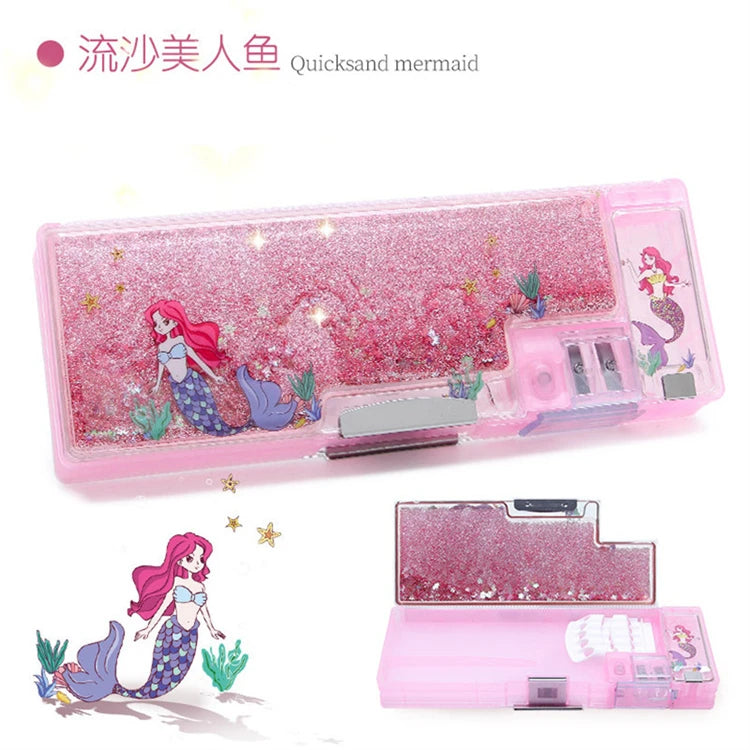 Pencil Box | Glitter Gel Pencil Box