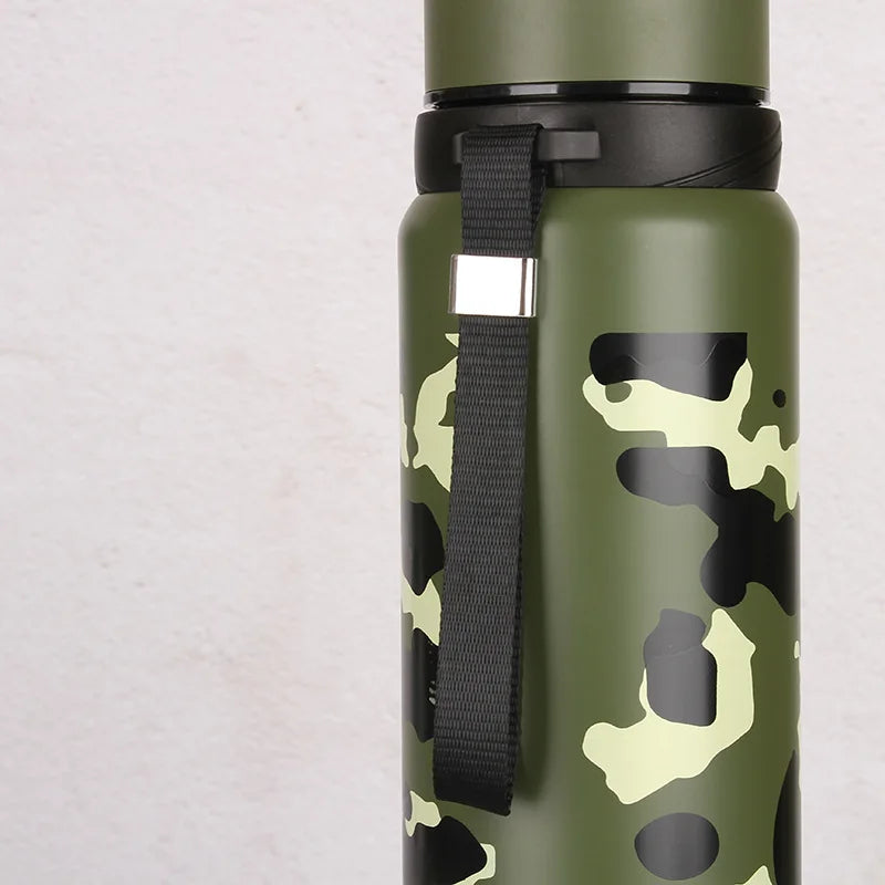 Stainless Steel Military Sports Bottle