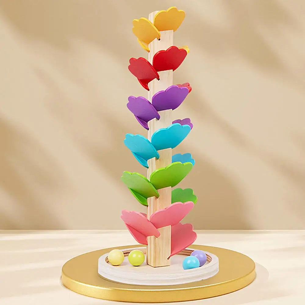 Wooden Rainbow Music Tree With Small Ball