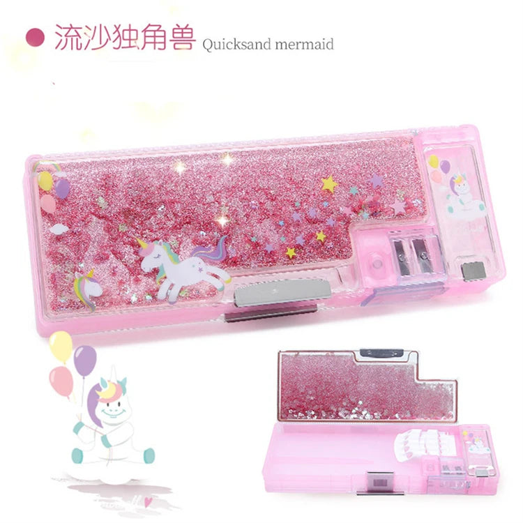 Pencil Box | Glitter Gel Pencil Box