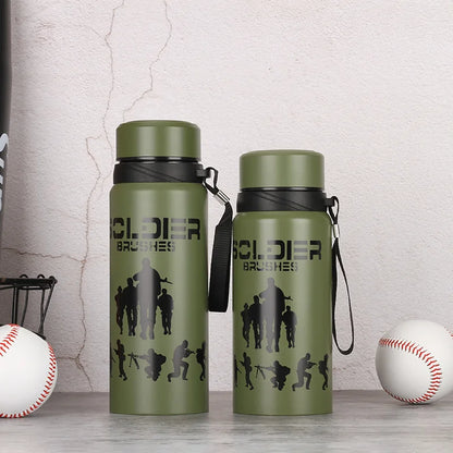 Stainless Steel Military Sports Bottle