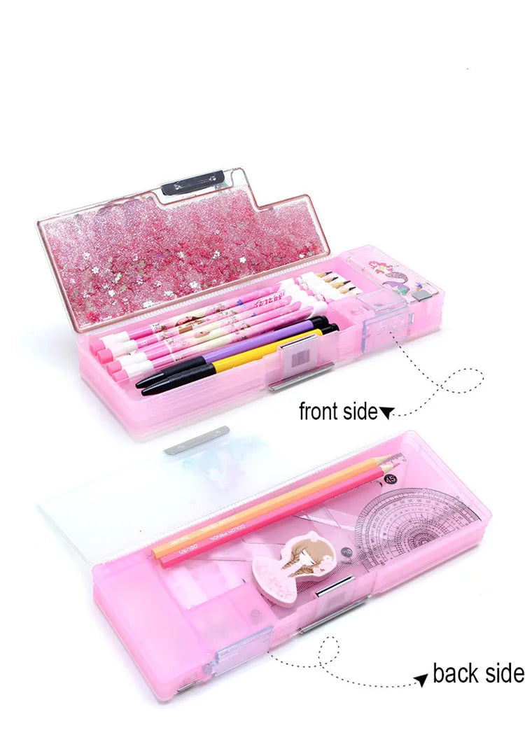 Pencil Box | Glitter Gel Pencil Box