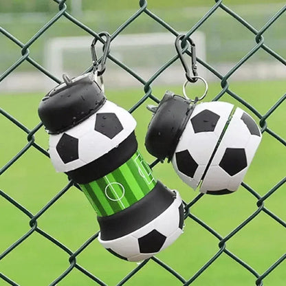 Folding Water Bottle | Leak proof Water Bottle| Football Design Bottle