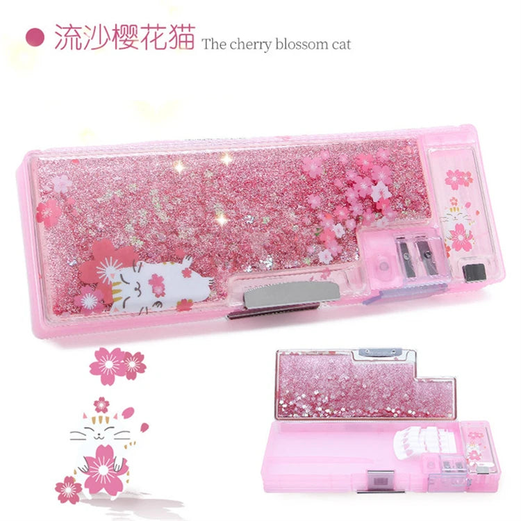 Pencil Box | Glitter Gel Pencil Box