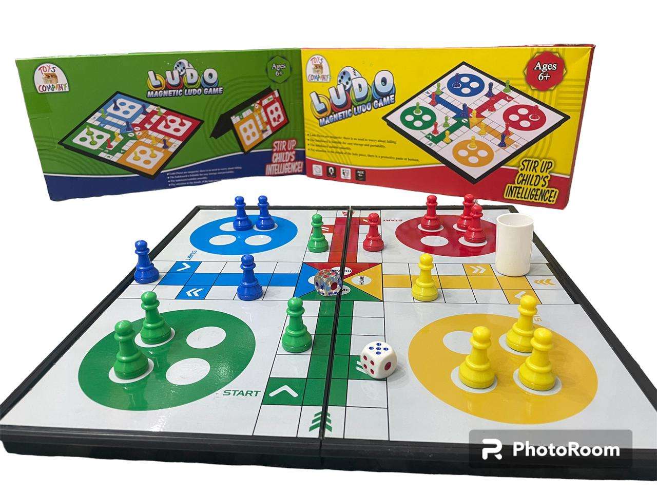 Magnetic Ludo Board | Folding Ludo Board (complete set )