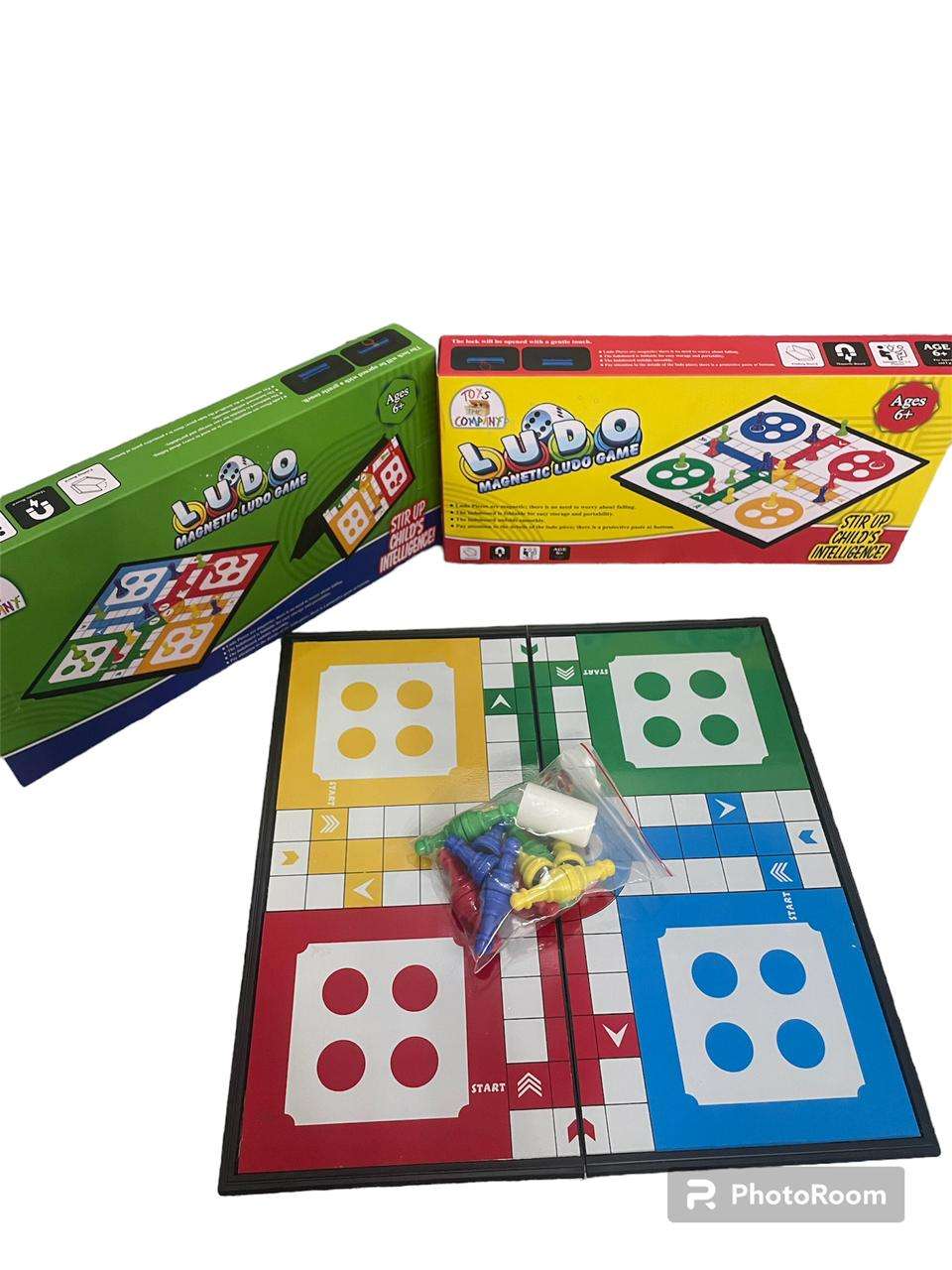 Magnetic Ludo Board | Folding Ludo Board (complete set )