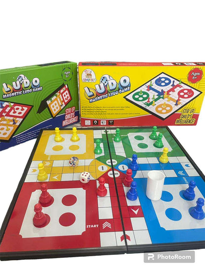 Magnetic Ludo Board | Folding Ludo Board (complete set )