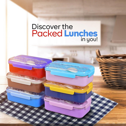 Stainless Steel Dual Portions Lunch Box